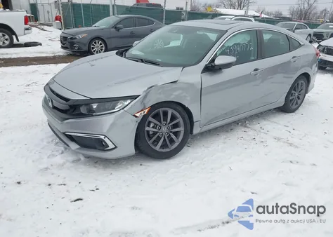 2021 Honda Civic Ex z USA, uszkodzony, nr VIN 19XFC1F35ME012425